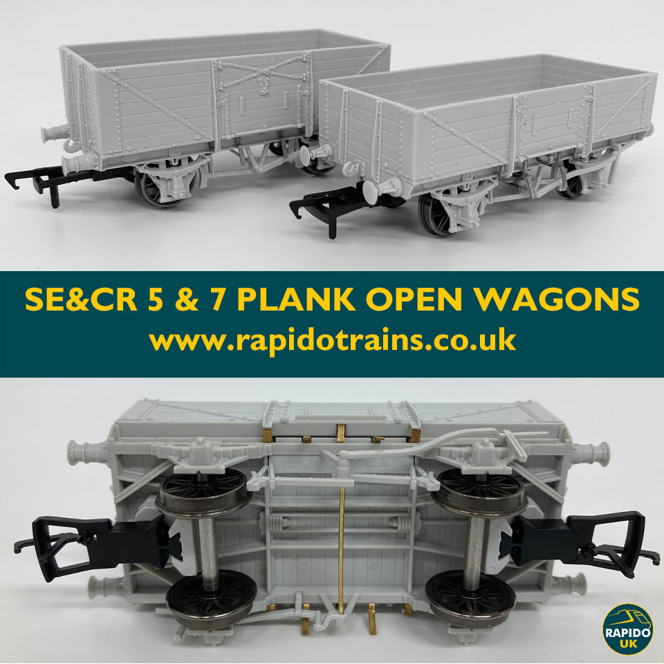 Rapido Trains UK announce SECR Open wagons in OO