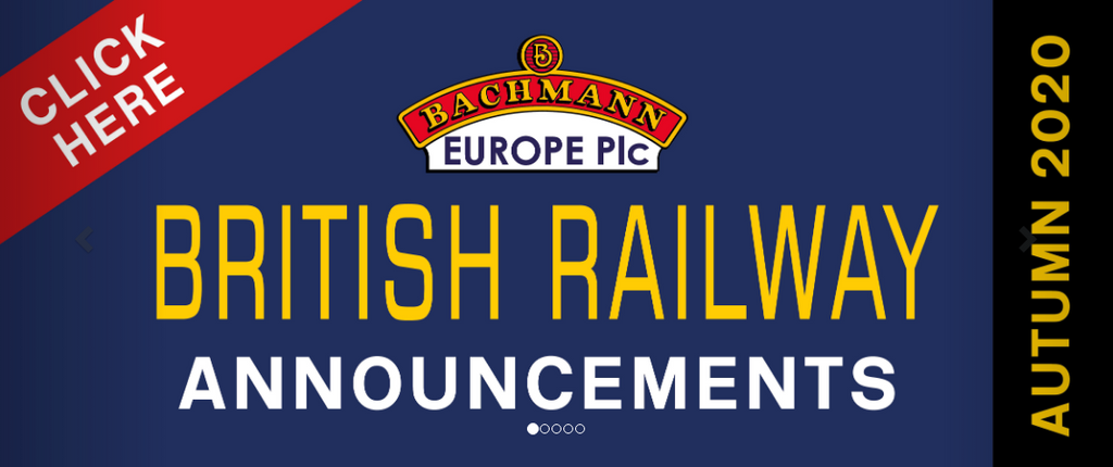 BACHMANN BUMPER AUTUMN 2020 ANNOUNCEMENTS! - Including new EFE RAIL Range!