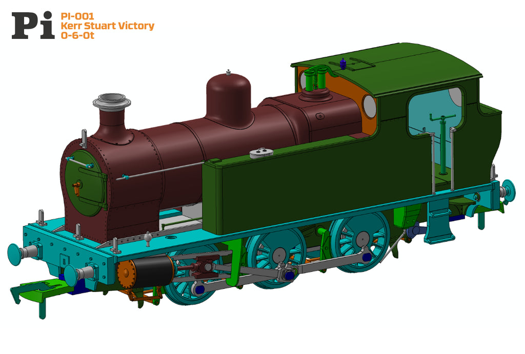 Planet Industrials Announce RTR Kerr Stuart “Victory” 0-6-0T in OO!