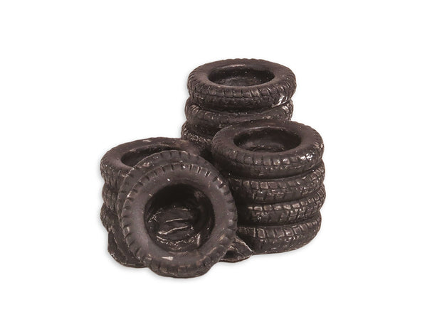 Lineside Pile Of Tyres