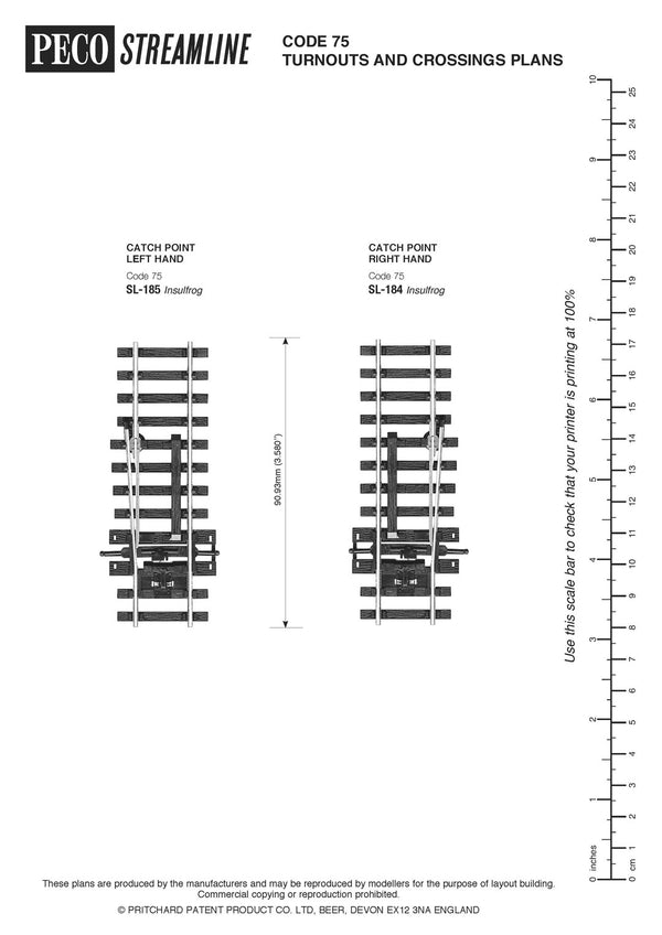 SL184 & SL185 Plan Sheet