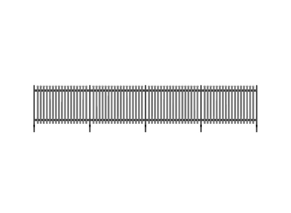 Modern Palisade Fencing