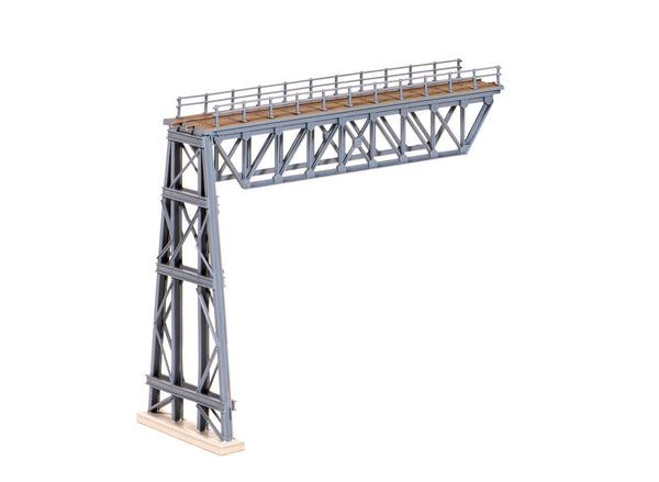 Steel Truss Span with Steel Trestle