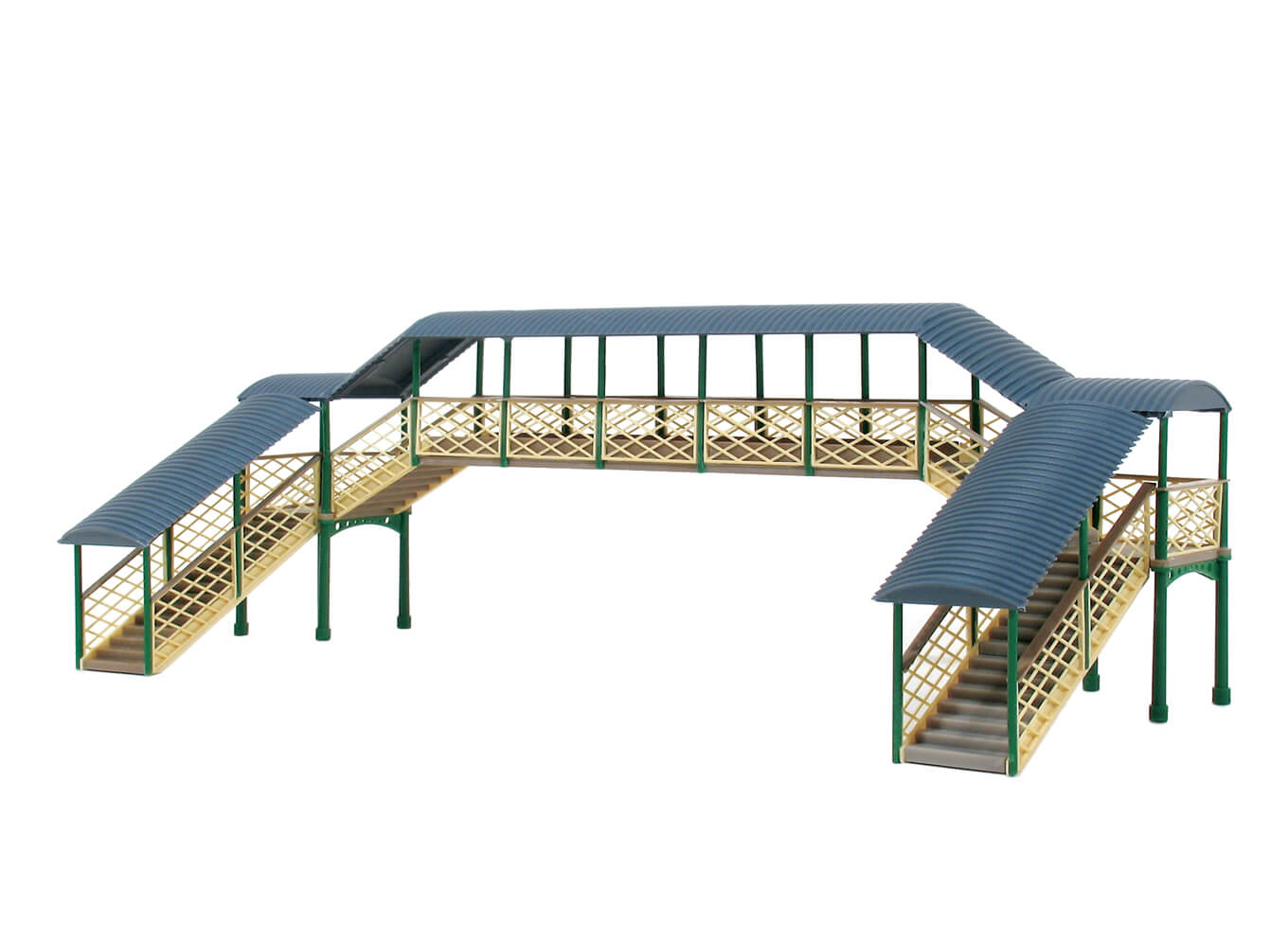 Modulare überdachte Fußgängerbrücke