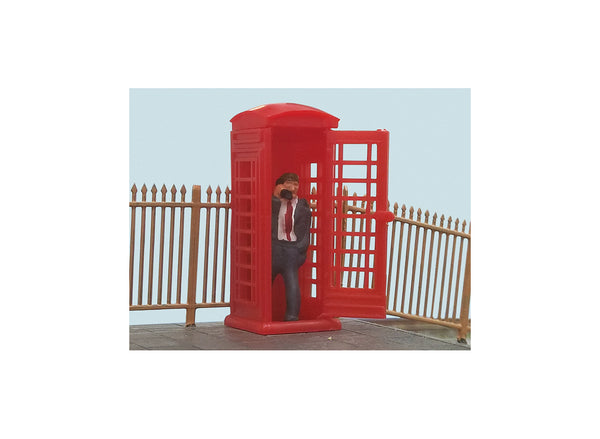 Telefonzelle mit Anrufer