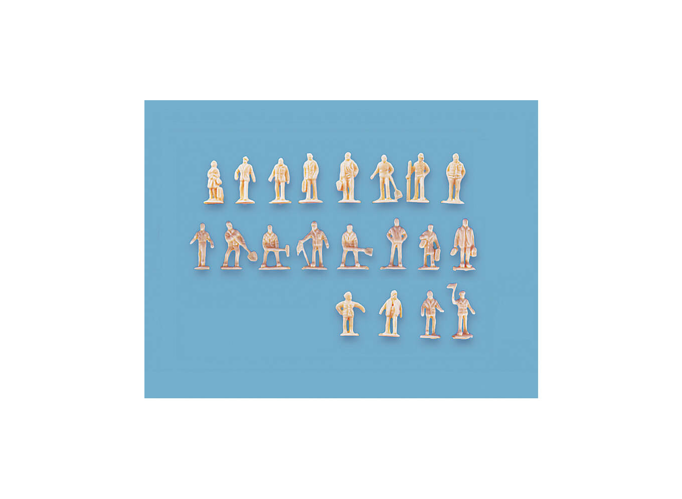 Assorted Unpainted Figures Set A