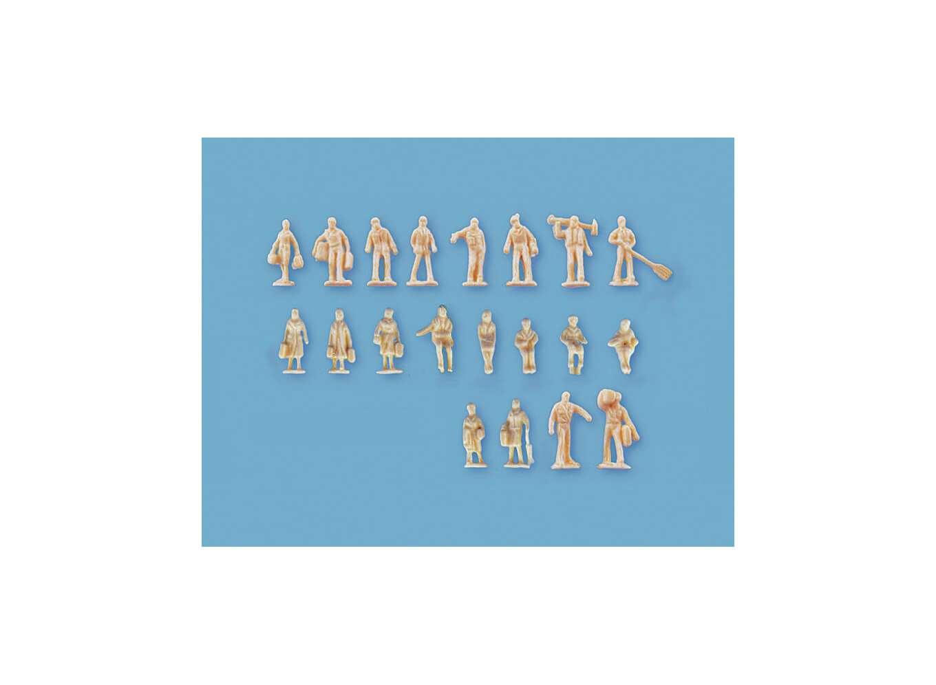 Assorted Unpainted Figures Set B