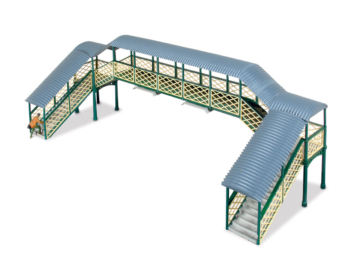 Modulare überdachte Fußgängerbrücke