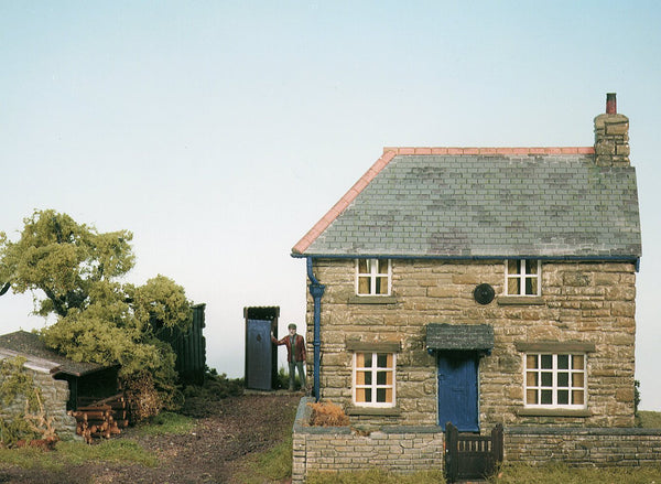 Bauernhof-Cottage-Szene