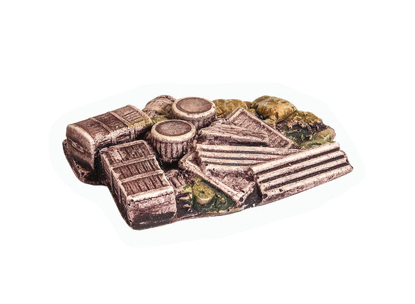 Discarded Sacks, Crates, Barrels etc.