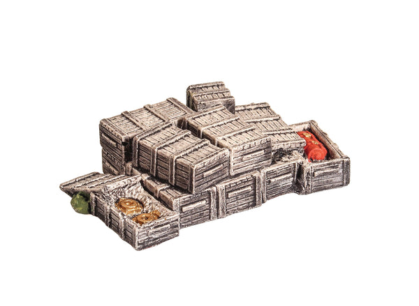 Unloaded Cargo Crates