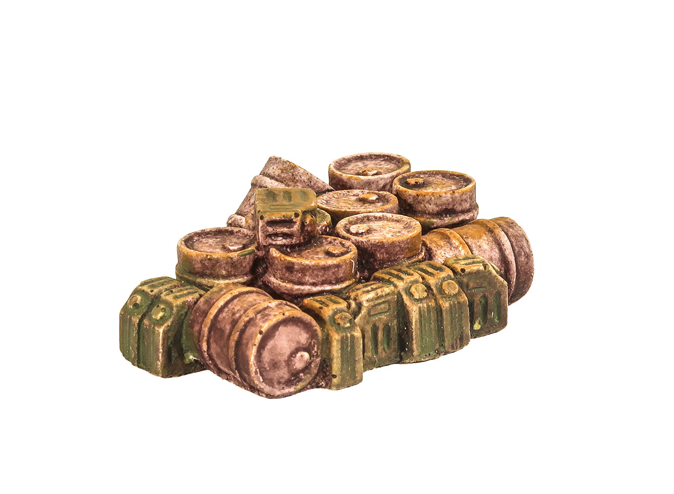 Rusty Oil Drums and Jerry Cans