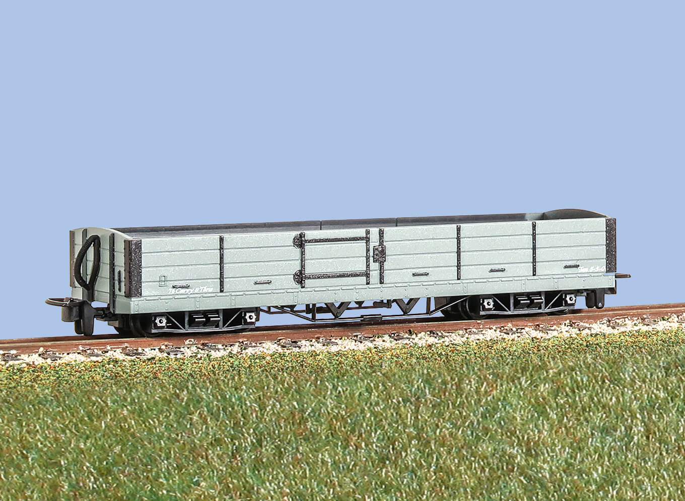 OO-9 Bogie Open Wagon Grey