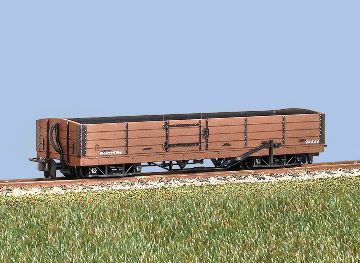 OO-9 Bogie Open Wagon Brown