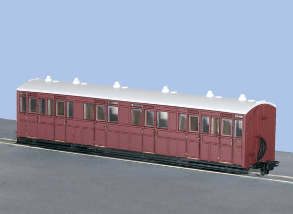 OO-9 Composite Coach Unlettered Indian Red