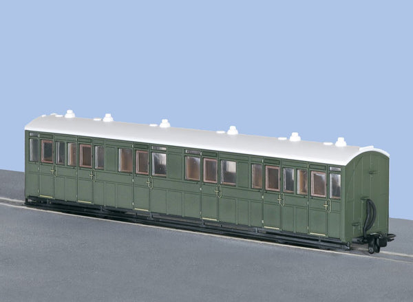 OO-9 Composite Coach Unlettered Green