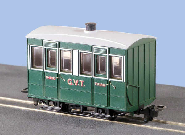 OO-9 Glyn Valley Tramway mit 4 Rädern und geschlossenem Seitenwagen