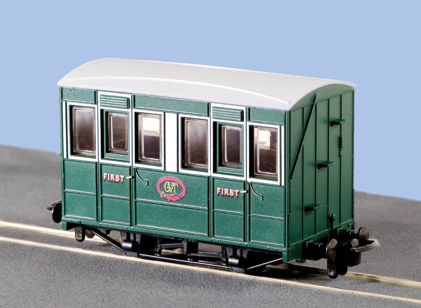OO-9 4 Wheel Coach with Buffers Talyllyn