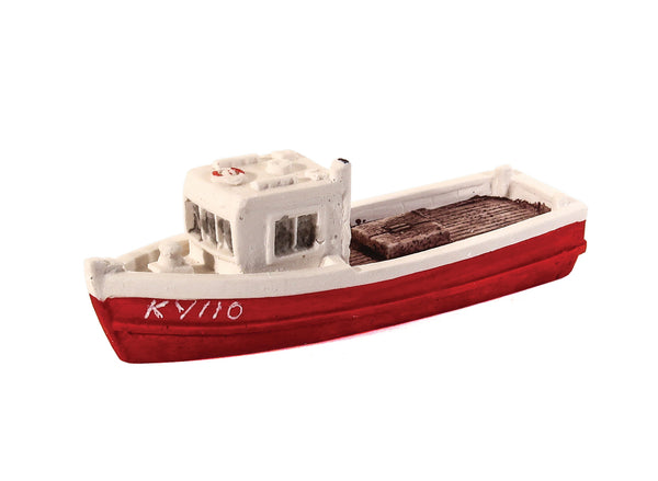 Fishing Boat, Red