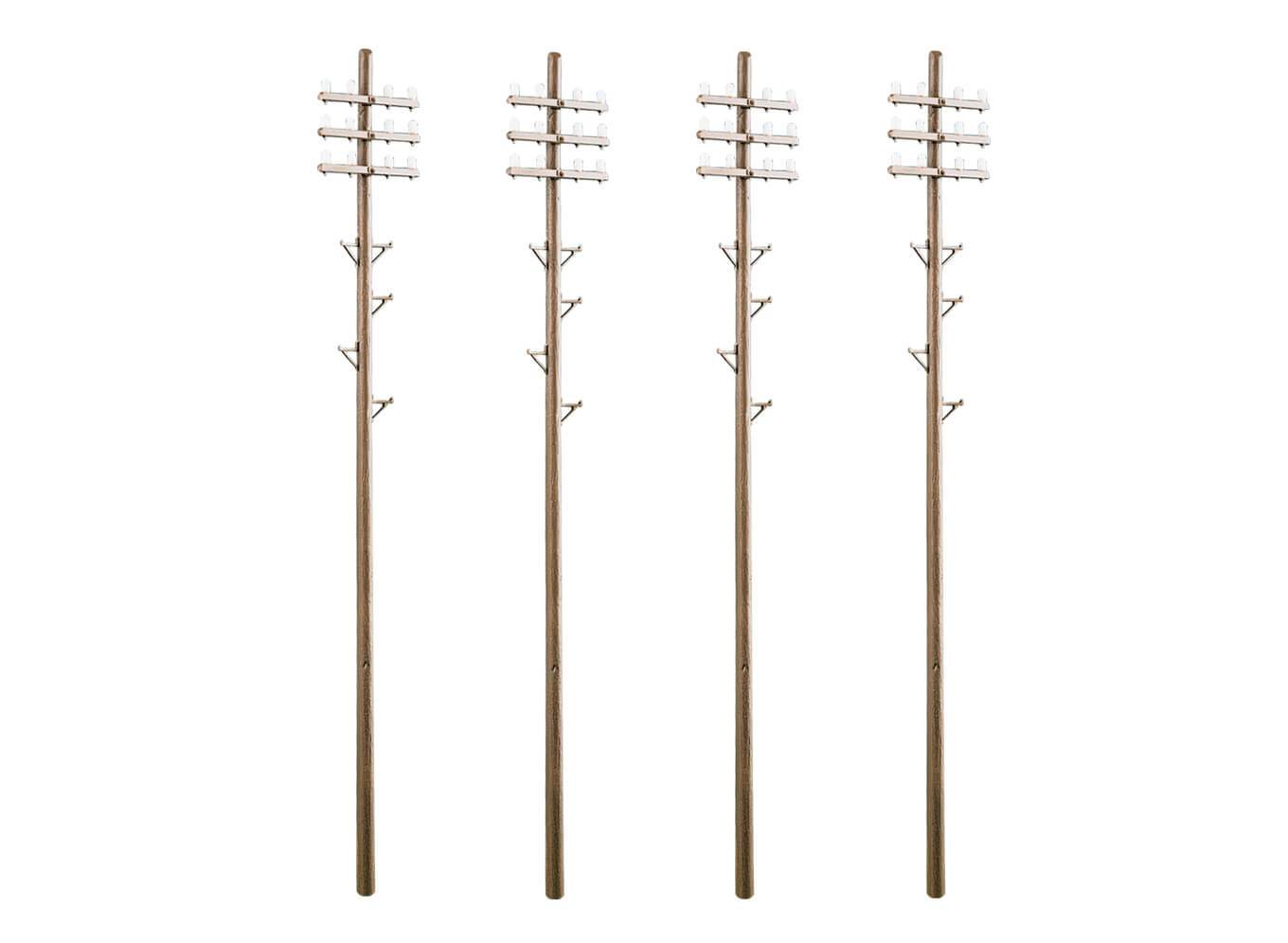 Telegrafenmasten (6er-Pack)