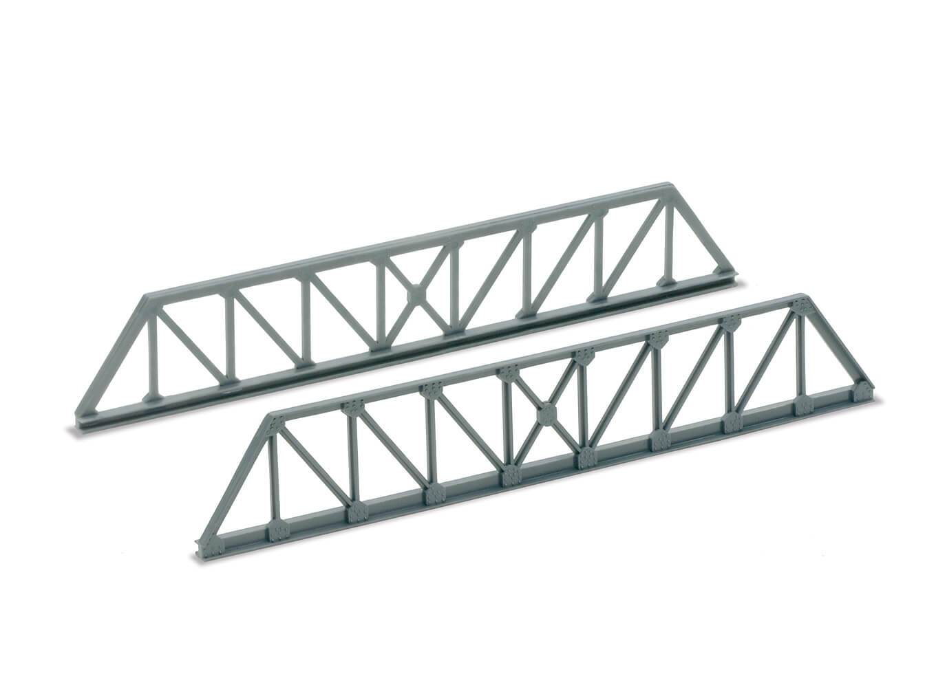Girder Bridge Side, Truss Girder Type, Grey