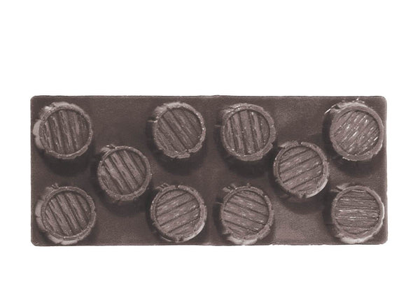 Barrels, Dark Brown
