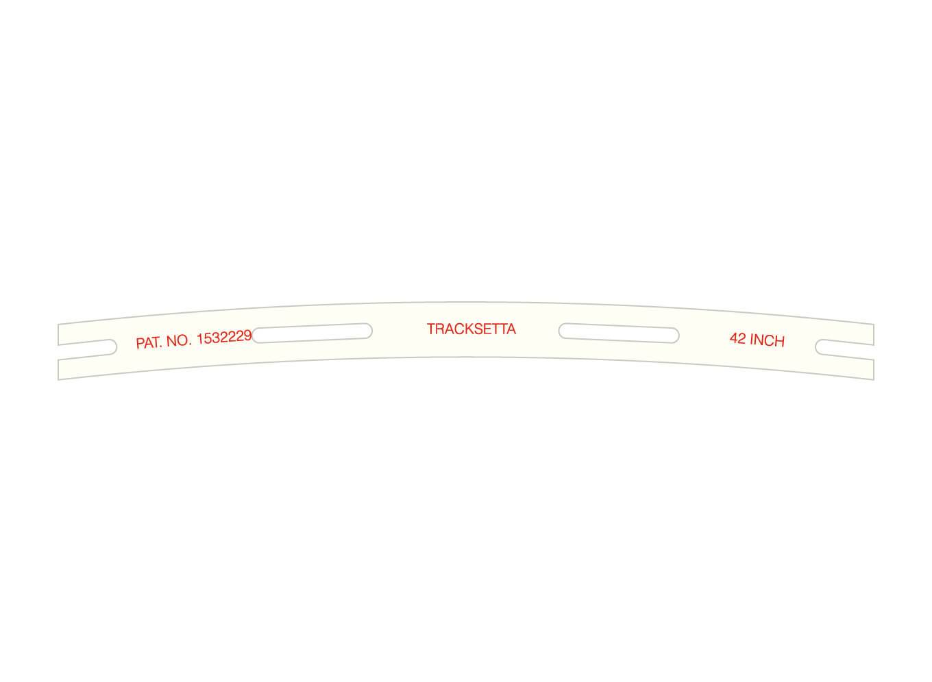 Vorlage 42" Radius