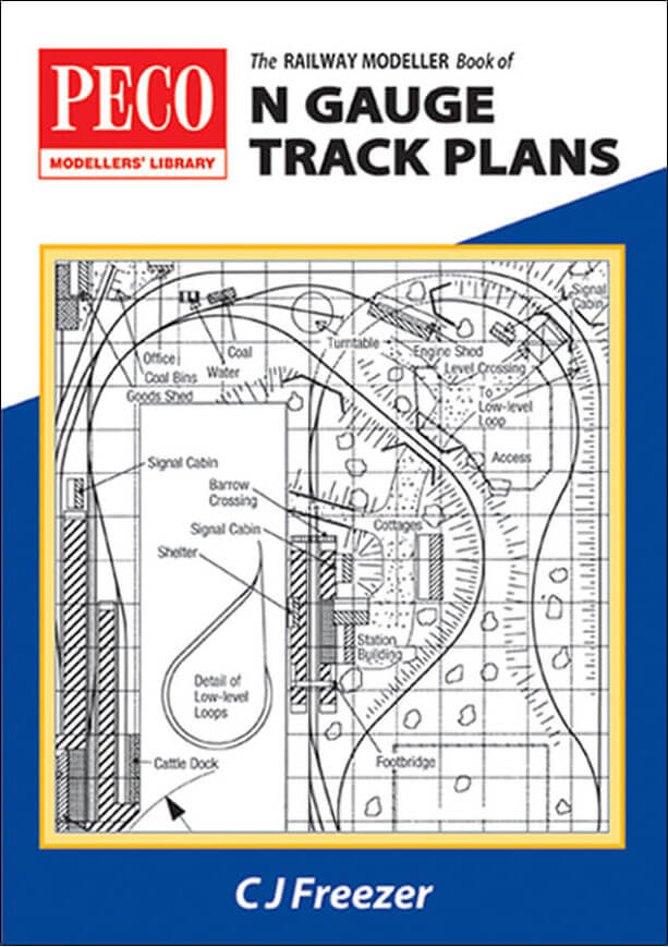 Eisenbahnmodellbaubuch mit Spurplänen der Spur N