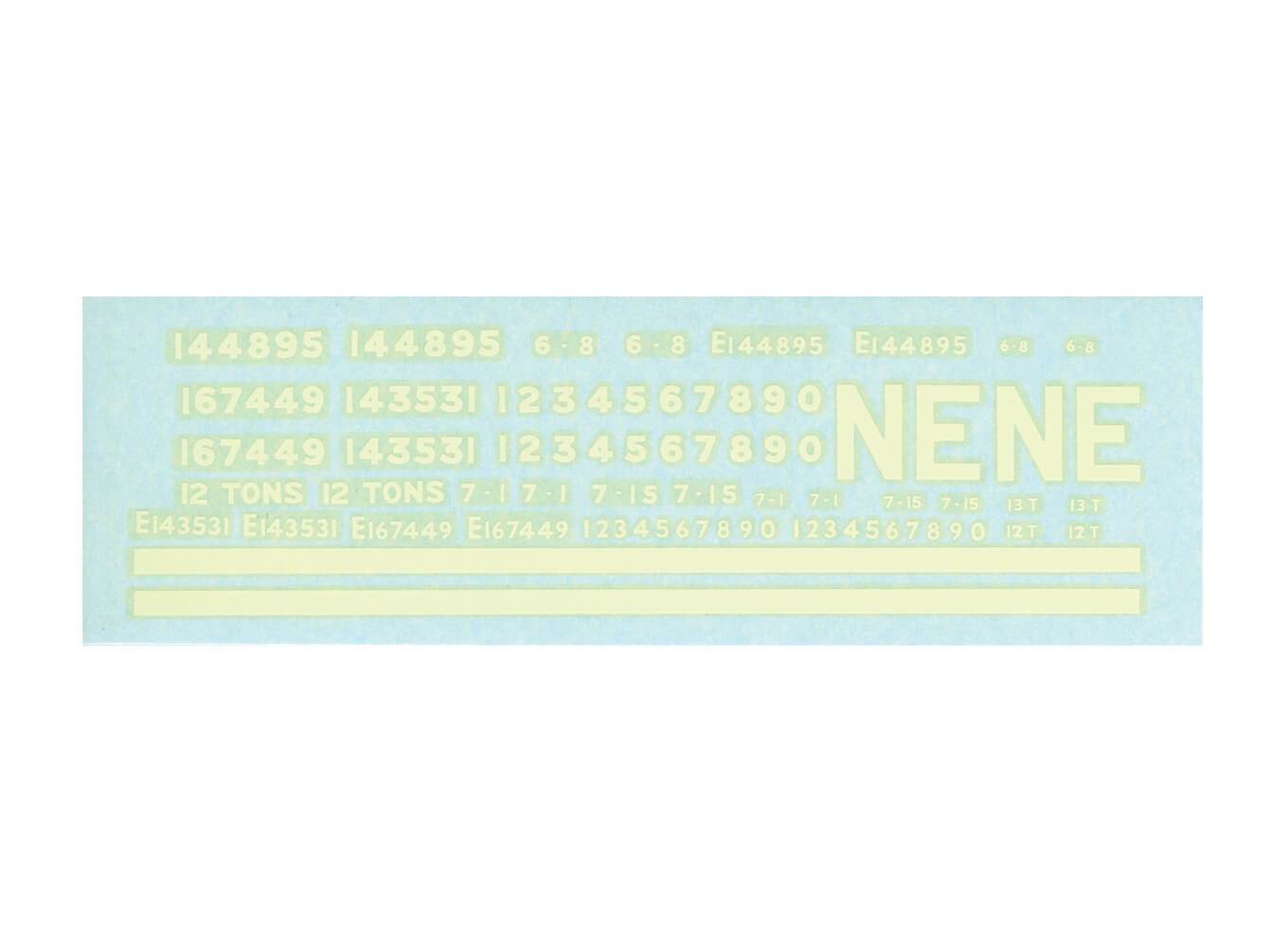 Transfers (Waterslide) LNER/BR from kits PS.3-PS-04 and PS11