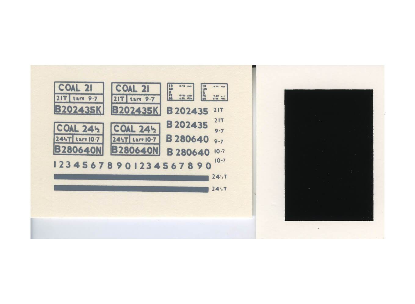 Mineral Wagon Transfers (Pressfix)