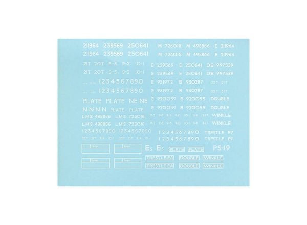 Plate, Double Bolster and Trestle Wagon Transfers: