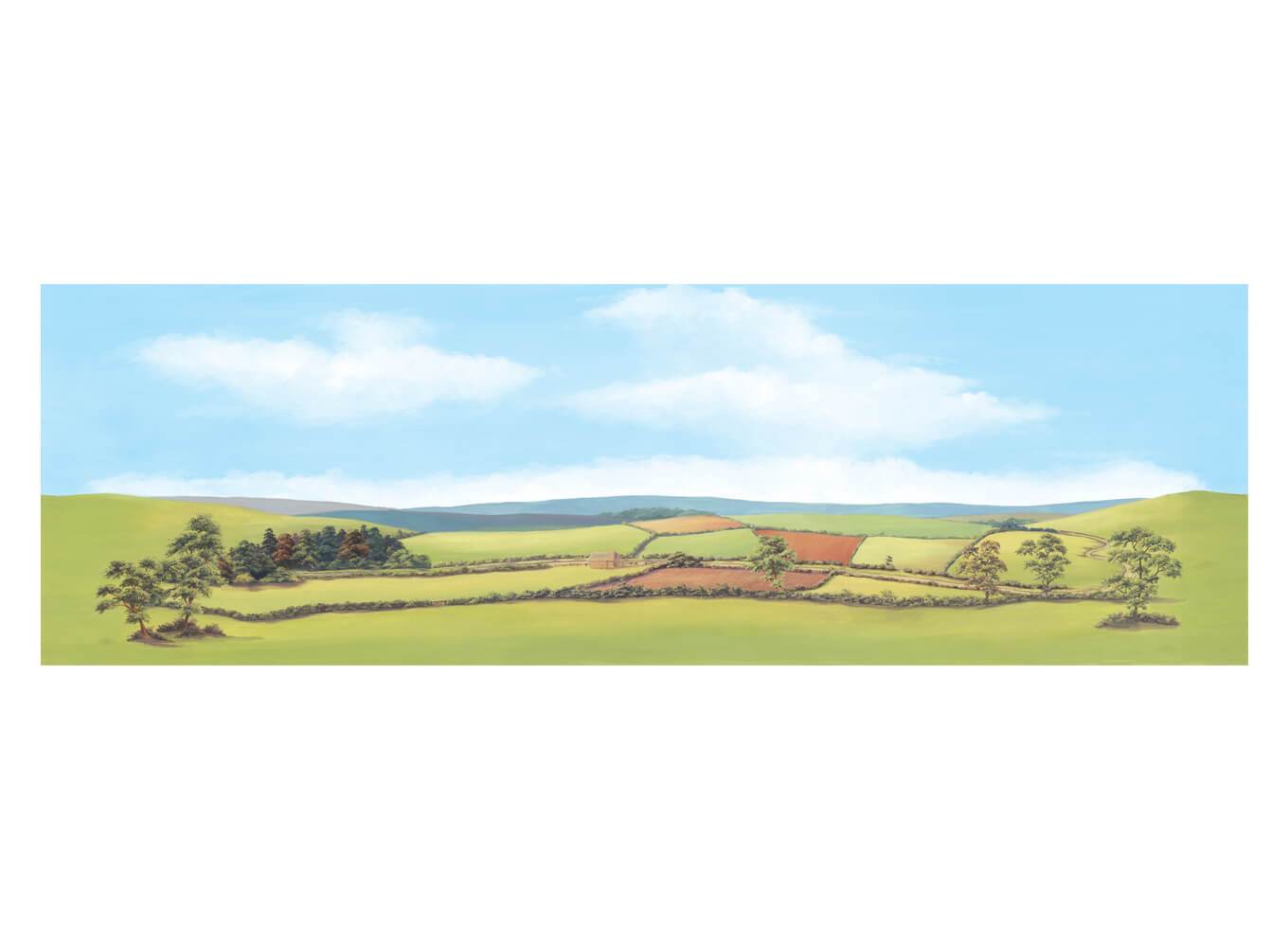 Large Country Landscape Backscene