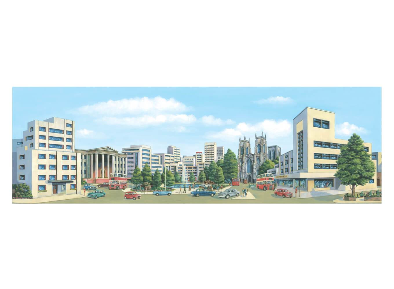 Large City Centre Backscene
