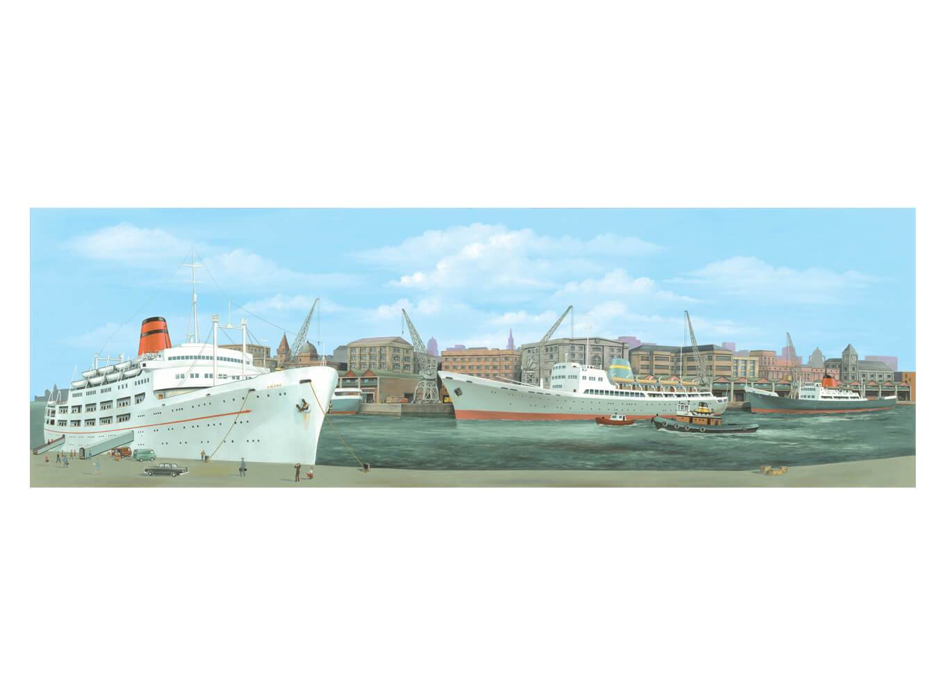 Large Dock Centre Backscene