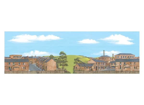 Large Old Industrial Town Backscene Extensions