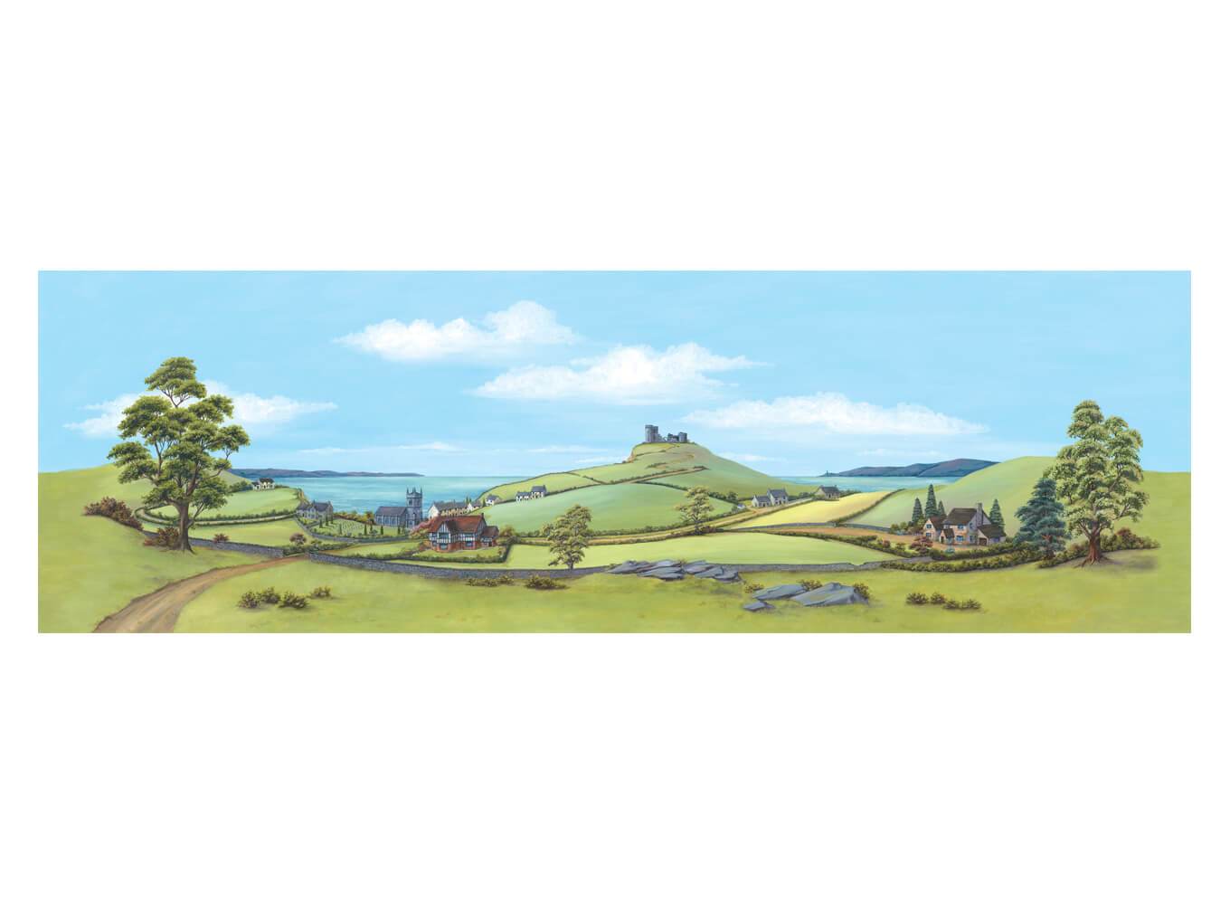 Medium Country/Seascape Backscene