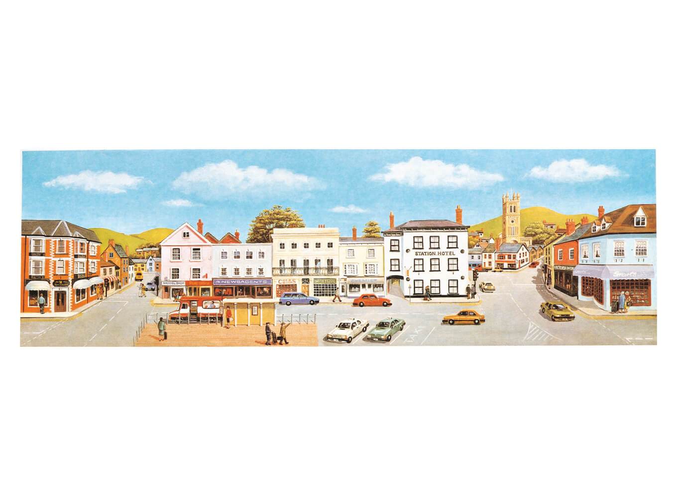 Medium Market Town Backscene