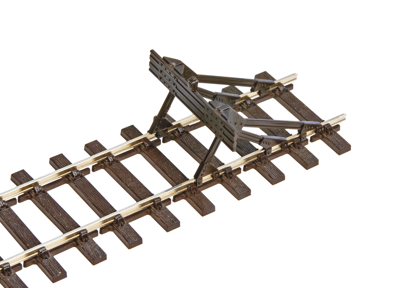Bullhead OO Gauge Buffer Stop - Rail built