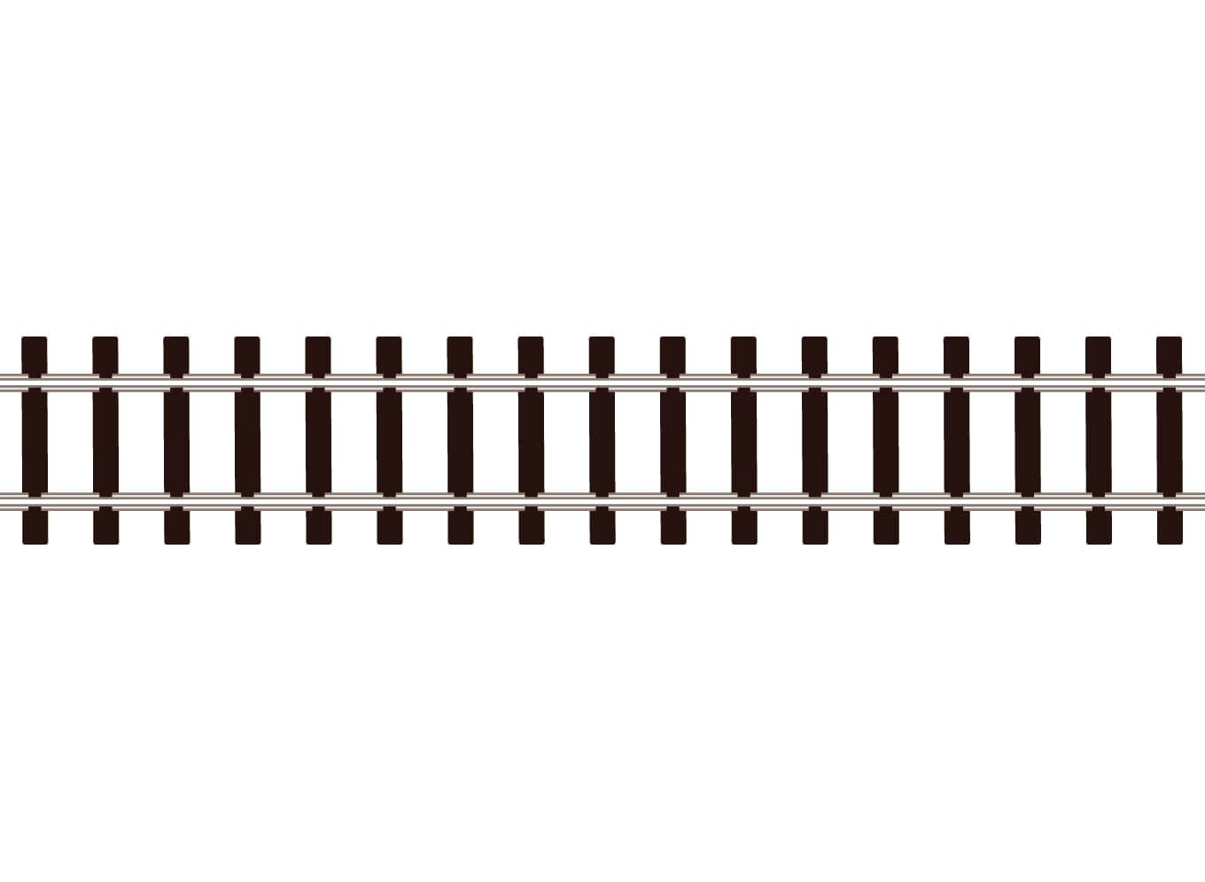Flexible Track with Wooden Sleeper