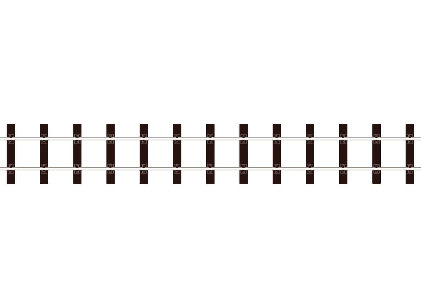 Flexible Track, Wooden Sleeper