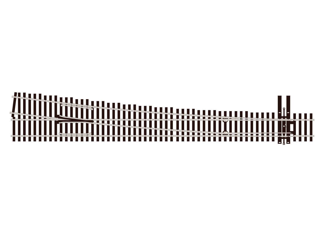 Turnout, 8th Radius, Right Hand