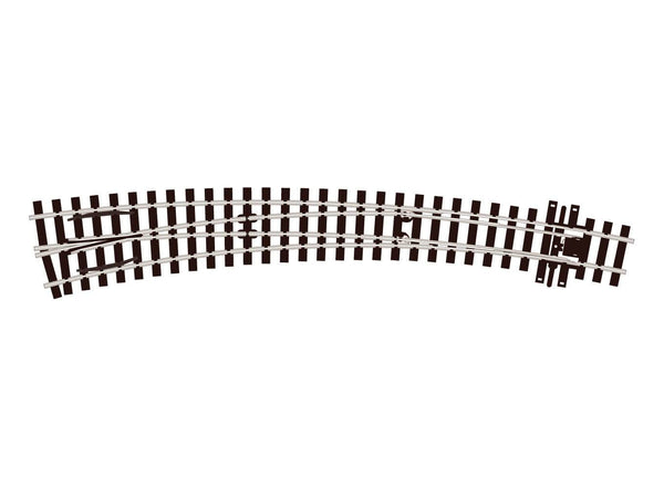 Curved Turnout, Large Radius, Left Hand