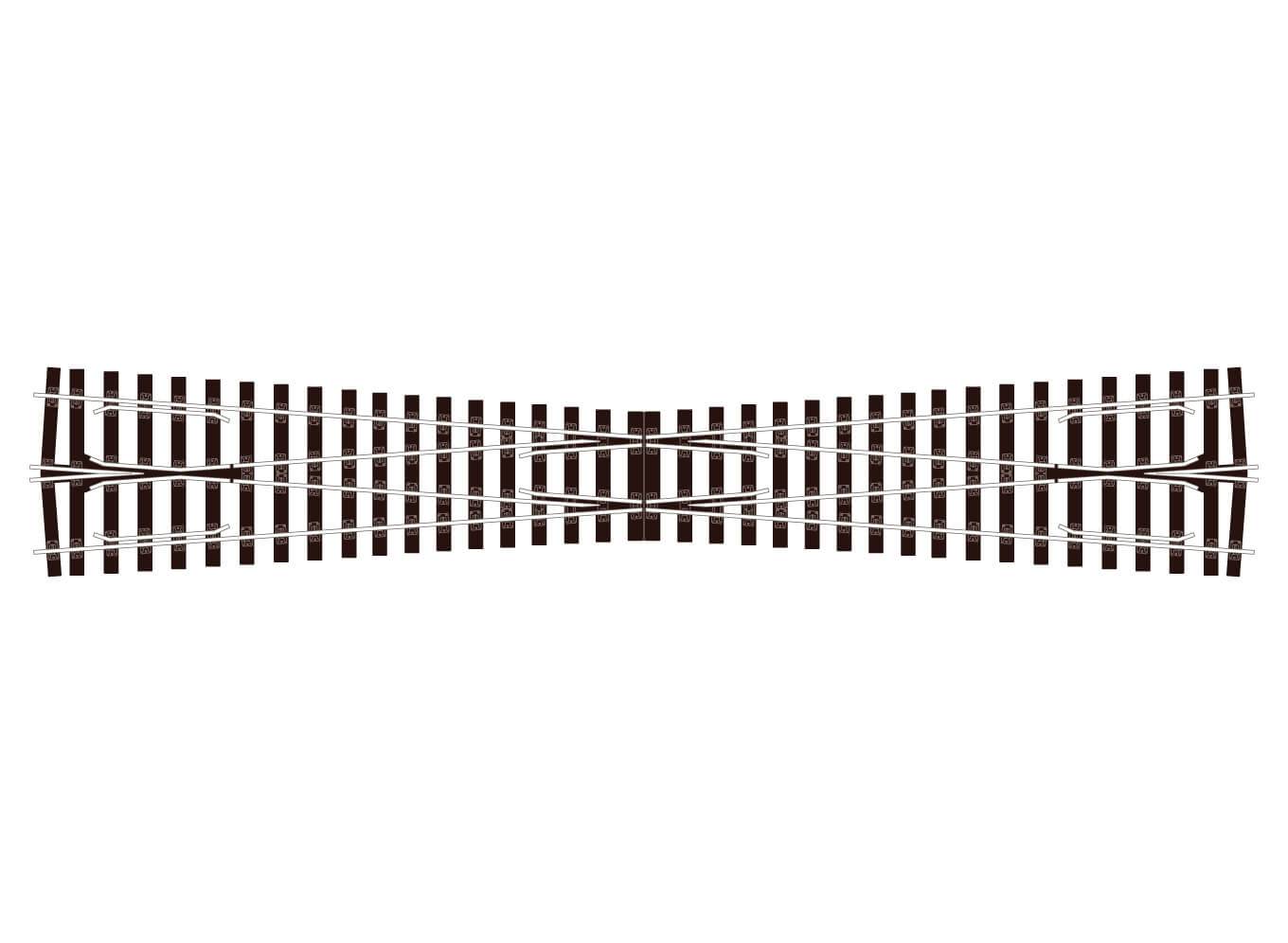 Bullhead O Gauge Crossing - Long