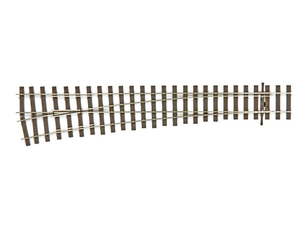 Bullhead OO Gauge LH Turnout - Large Radius