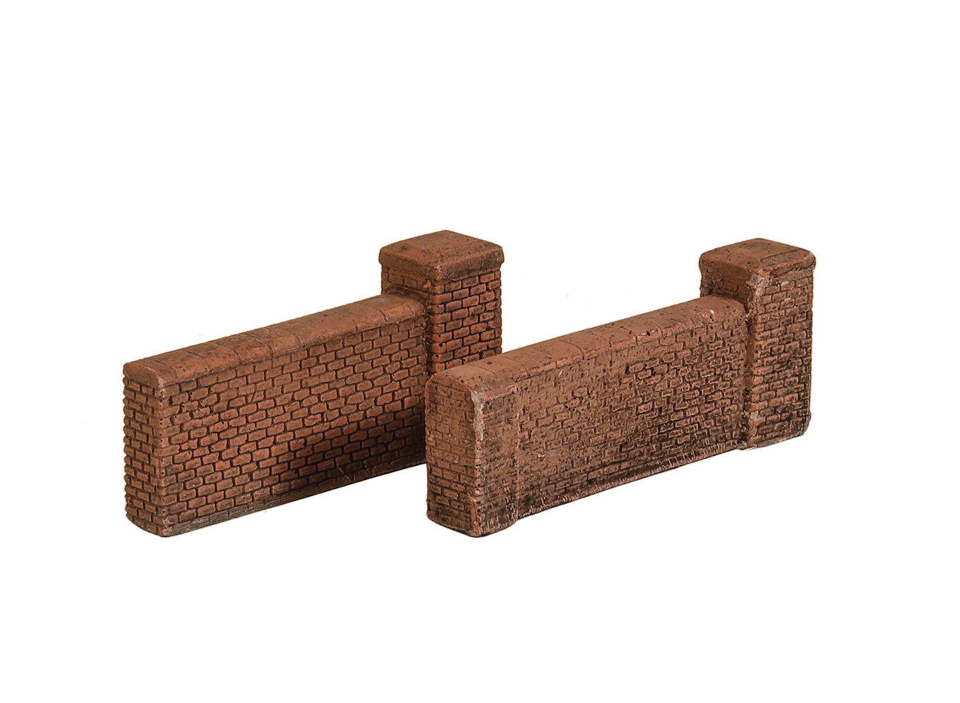 High Brick Wall with Gatepost