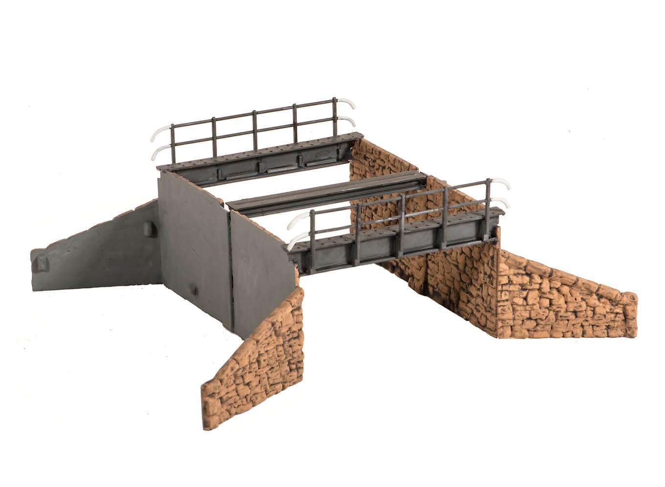Besatzungsbrücke (zweigleisig) und Steinwiderlager