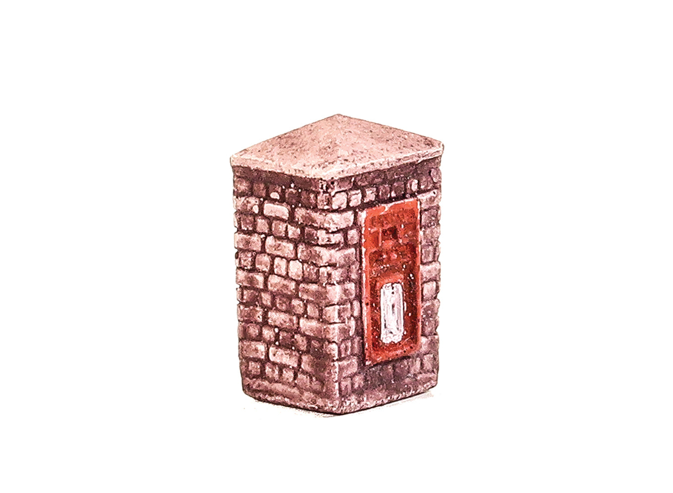 Post Box in Brick Column