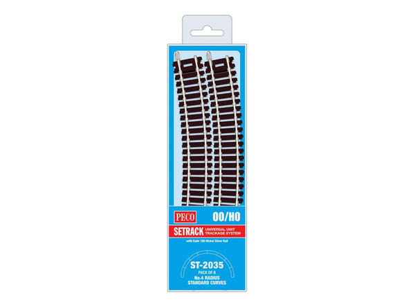 Standard Curve, 4th Radius (Pack of 8)
