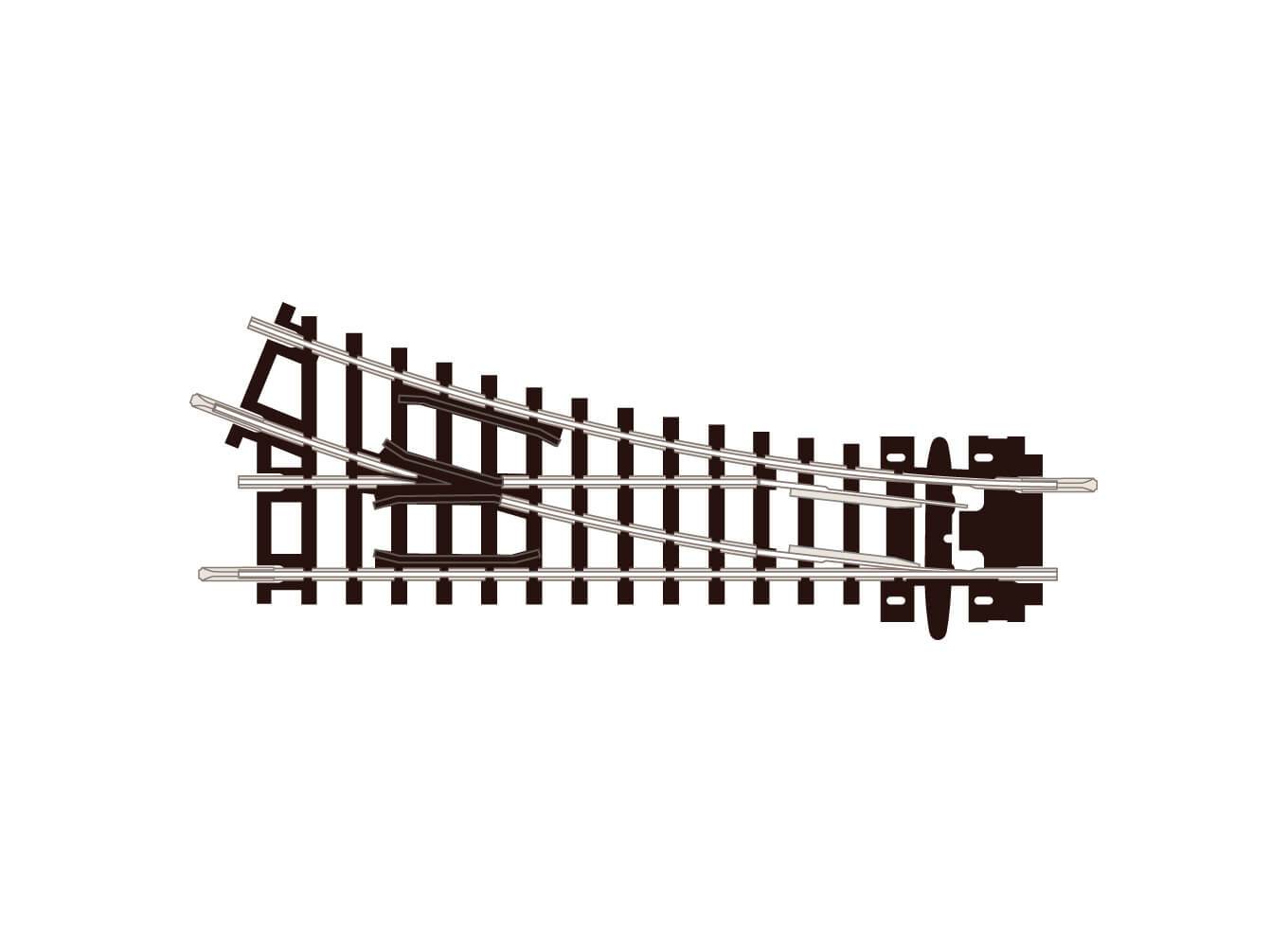 Turnout, 1st Radius, Right Hand