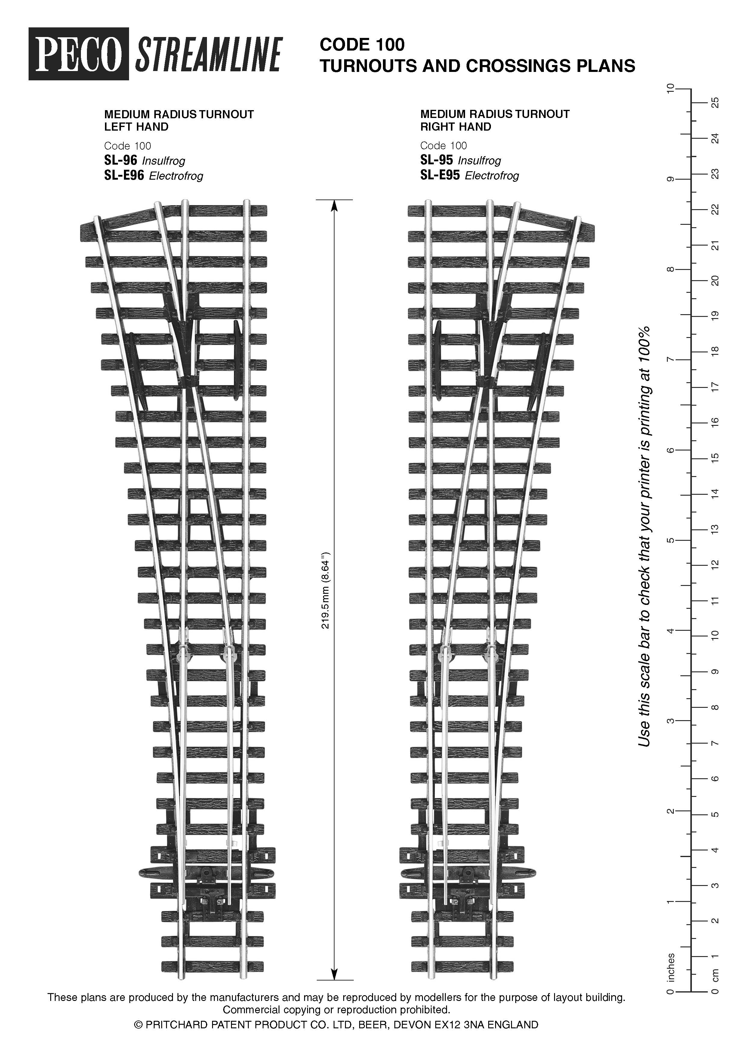 SL-96 / SL-E96 / SL-E196 Plan Sheet